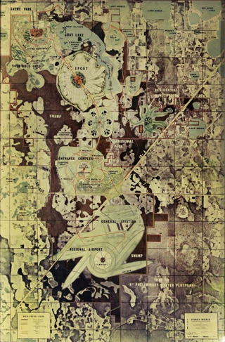 Master plan de EPCOT. Walt Disney